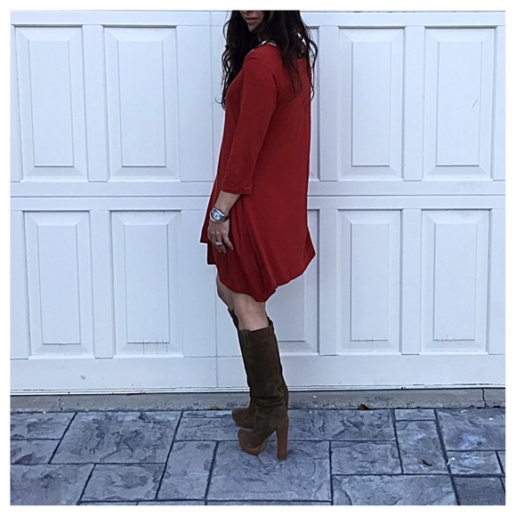 Fall Rust color tunic LOWEST PRICE NO OFFERS - Picture 2 of 5