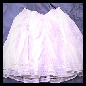 Flowy White Skirt