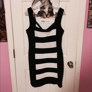 Black and White Guess Dress 🐼