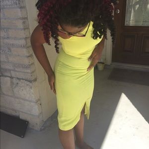 Yellow midi not for sale