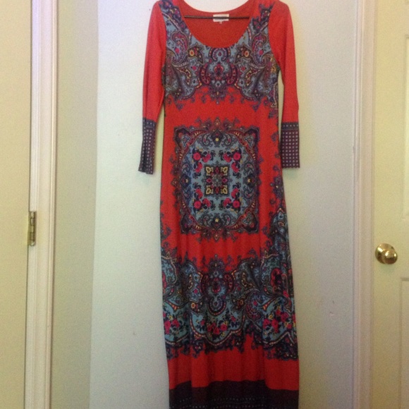 Anthropologie maxi dress