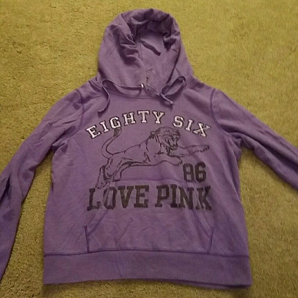 Victoria's Secret PINK hoodie. Size large. Purple