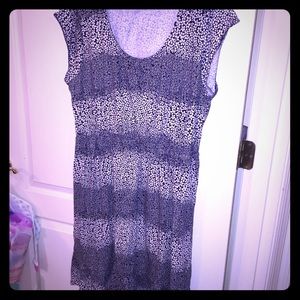 Old Navy white and navy dress