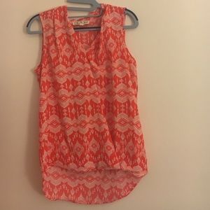 Pink Rose tank blouse