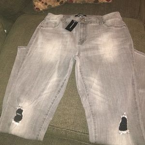 Grey Skinny Jeans