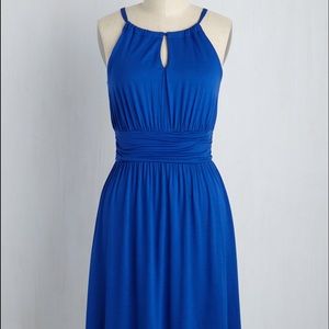 Blue Keyhole Sundress from Modcloth