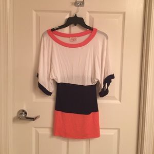 White, Blue, & Orange Tunic