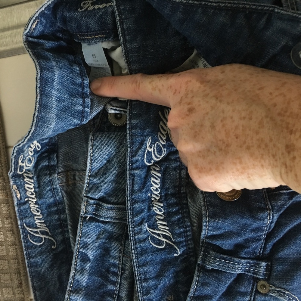 AE jeans 6L and size 6 regular
