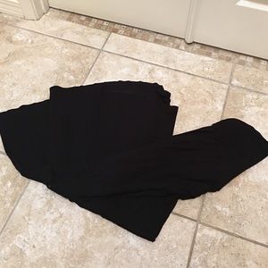 Black maxi skirt