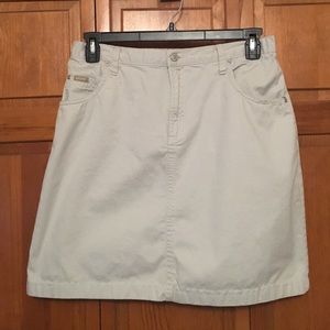 Khaki Mini Skirt