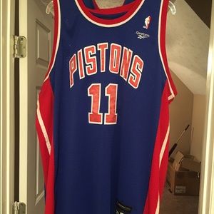 Reebok Detroit Pistons Isiah Thomas NBA Jersey