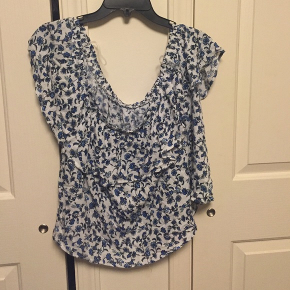 Charlotte Russe off the shoulder floral top