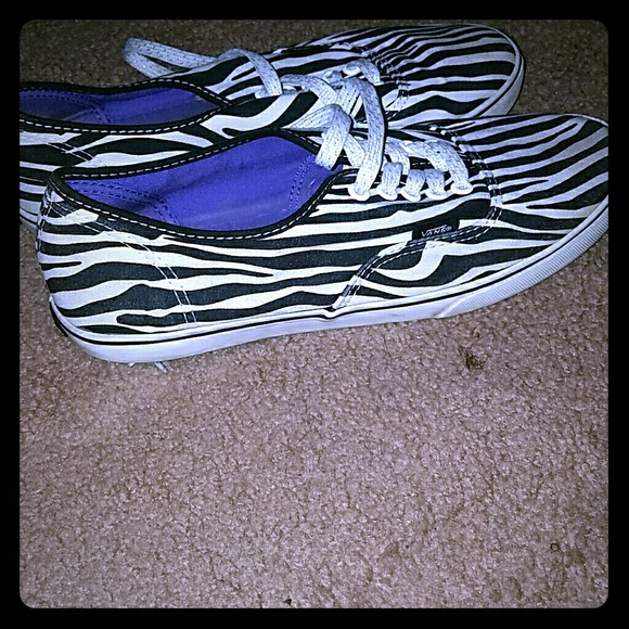 zebra print vans *limited edition* - Picture 1 of 1
