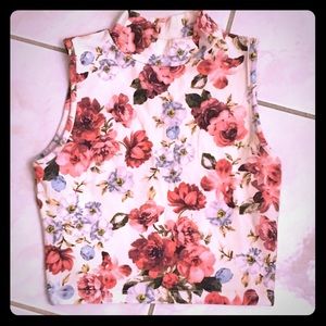 Floral crop top from I think urban outfitters