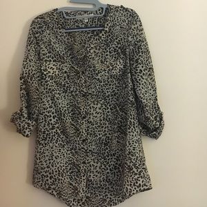 Leopard print blouse