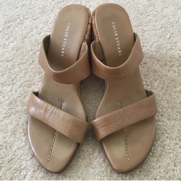 Colin Stuart Strap and Cork Wedges