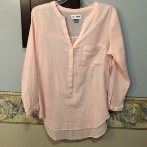 Old Navy peach tunic size Med