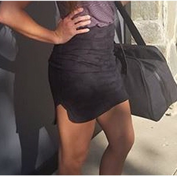 lululemon athletica Dresses & Skirts - Lululemon City Skirt Black Savasana Camo Soot Gray