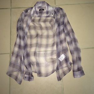 Urban outfitters chiffon flannel