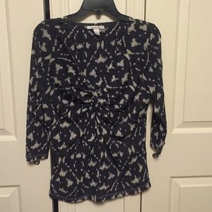 Kenneth Cole print top