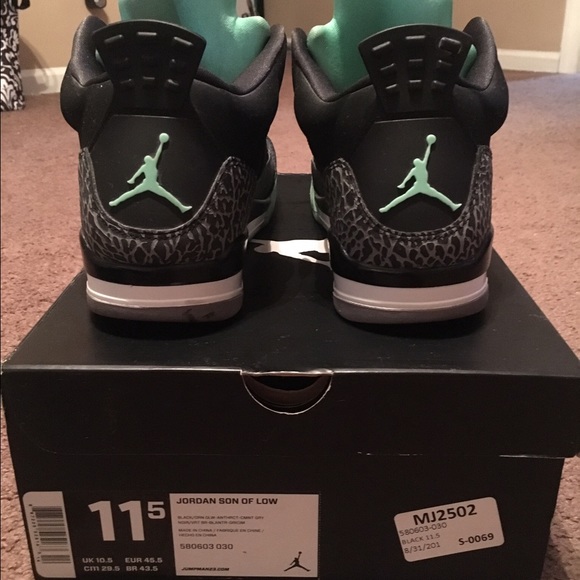 2013 Release Jordan Son of Mars Green Glow - Picture 4 of 4