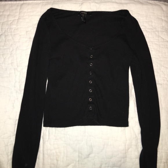 Cropped fitted long sleeve - Picture 1 of 1