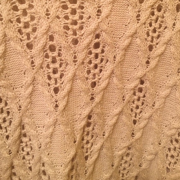 Worn once! Cream shirt