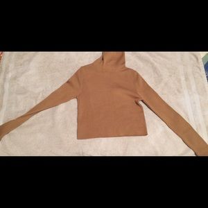 Crop top turtleneck