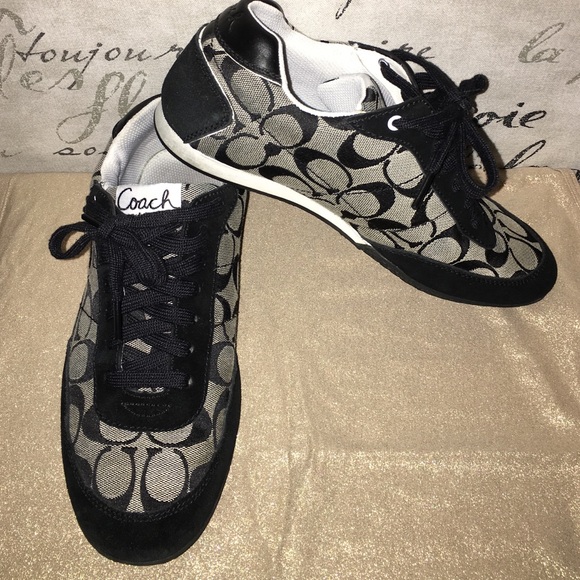 Coach Shoes - Black Coach Perrie tennis shoes