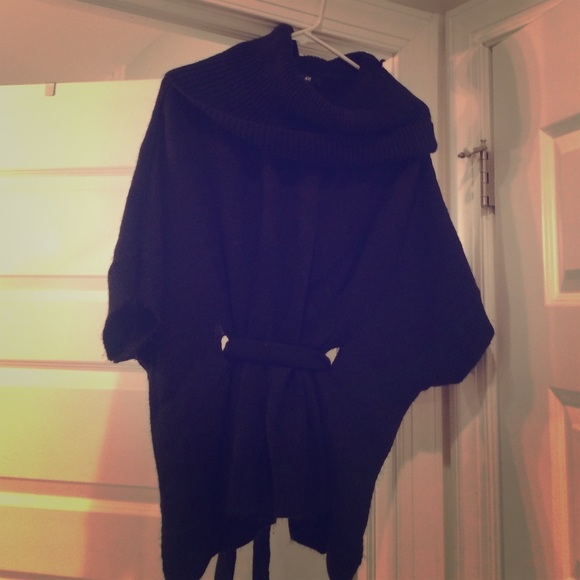 Sweater poncho
