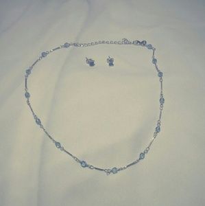 Lia sophia necklace and earrings