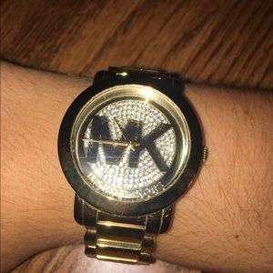 Gold Michael Kors watch