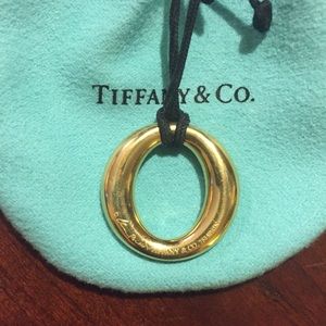 18K Tiffany & Co. Elsa Peretti Pendant and Cord