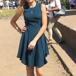 Teal bluish green HM daydress