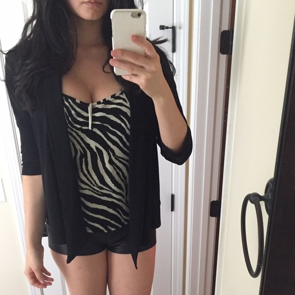 6$ zebra career sexy work top