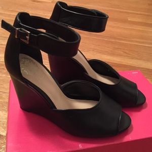 Black Vince Camuto Wedges