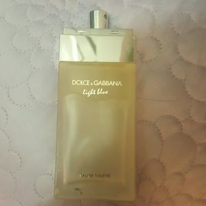 3/4 full Dolce & Gabana Light Blue perfume