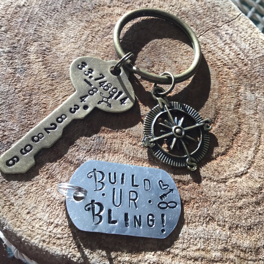 ✨Custom✨Longitude & Latitude✨Brass Key🗝 - Picture 2 of 8