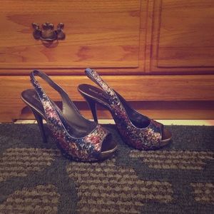 Michael Antonio Sequined Heels