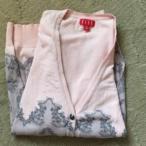 Elle Lace Print Cardigan