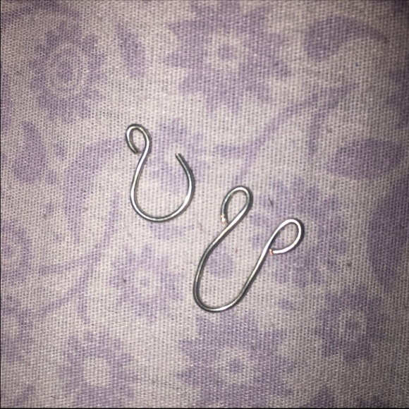 Faux nose / lip / septum rings x4