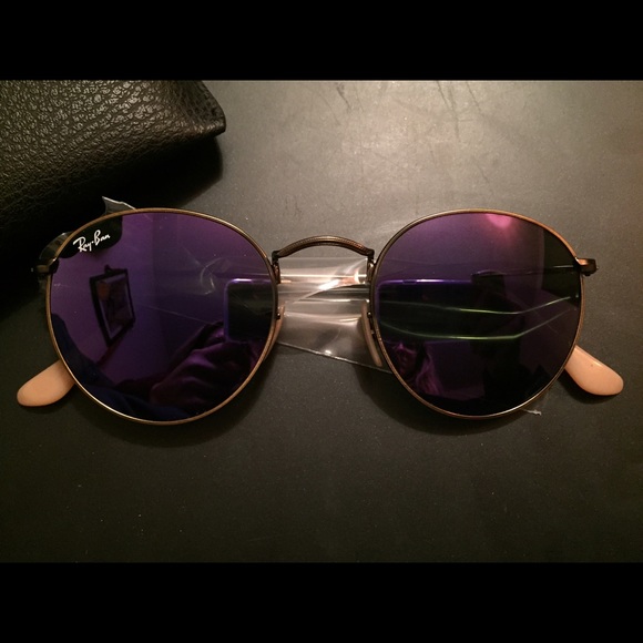 Ray Ban Purple Flash RB3447 New in Box Sunglasses