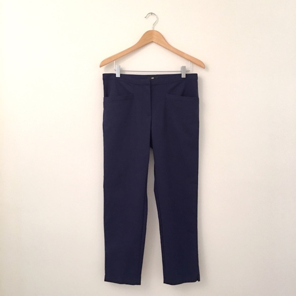 H&M Navy Blue Cropped Pants