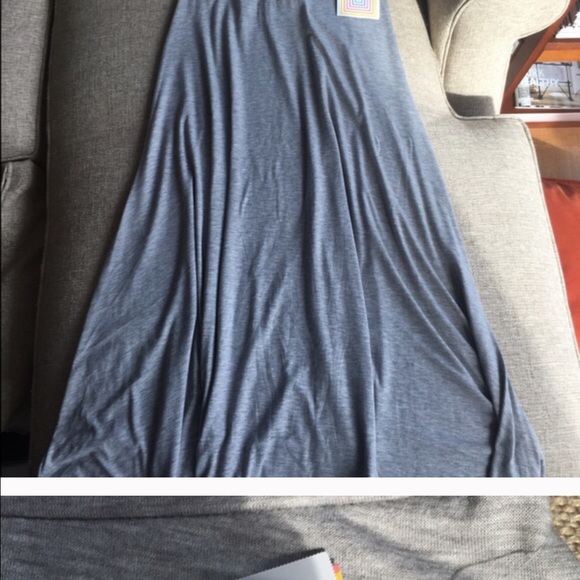 Lularoe gray maxi skirt worn once