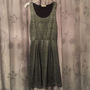 Silver and grey dress