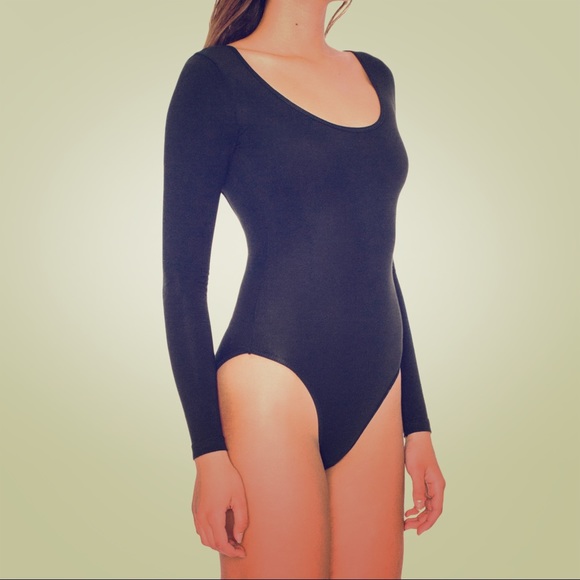 American Apparel Long Sleeve Bodysuit