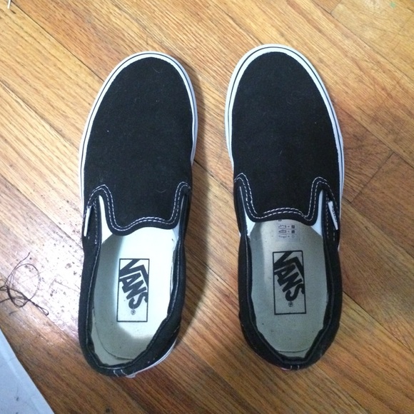 Like new black van slip ones