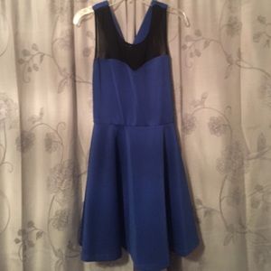 Royal blue dress