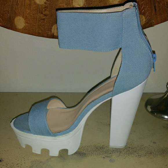 Denim Strappy Sandal