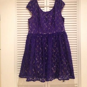 Purple Party Dress